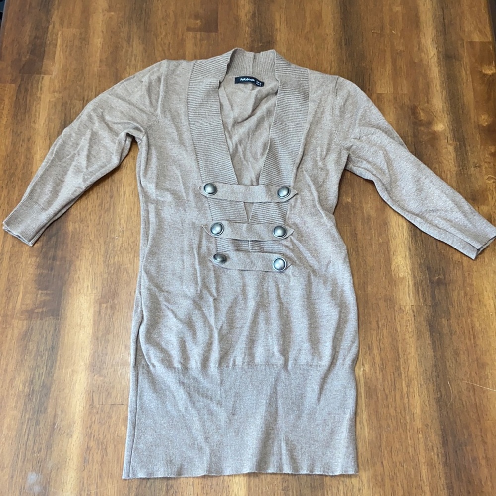 Patty Boutik, 3/4 length sleeve tunic sweater, M